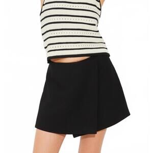 NEW SUNCOO bahia mini skirt in black